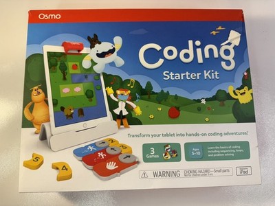 Osmo coding starter kit for IPad, w/ base, educational coding games interactive