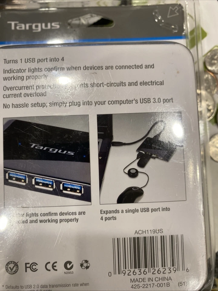 Targus Universal 33-in-1 Card Reader/Writer MultiCard USB 2.0 Reader w/USB Cable - Image 2 of 3