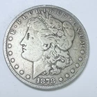 1878 $1 MORGAN SILVER ONE DOLLAR, VF VERY FINE CONDITION 90% SILVER  #9104