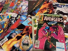 Scatola misteriosa fumetti Marvel.  25+ fumetti, #1s, chiavi minori, bronzo, rame, moderno