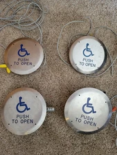 4 Round Push to Open Door Handicap Button Replacement Switches