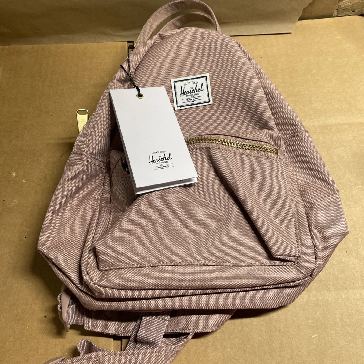 Herschel Supply Co. Nova Mid-Volume Backpack Ash Rose Crosshatch Buy Unisex Herschel Supply Co Nova Mid-Volume Clear Backpack  main image 3