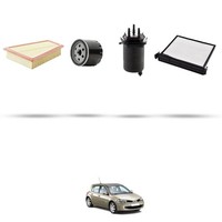 Hoffcar Set Service - 4 Filter FüR Renault MéGane II 1.5 DCI 60Kw Von 2002