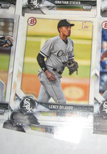 2018 BOWMAN DRAFT lot 12 LENCY DELGADO Chicago White Sox RD-4