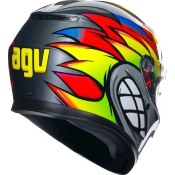 *ENVÍO GRATUITO* CASCO AGV K3 BIRDY 2.0 GRIS/AMARILLO ELIGE TU TALLA Foto 3 de 4