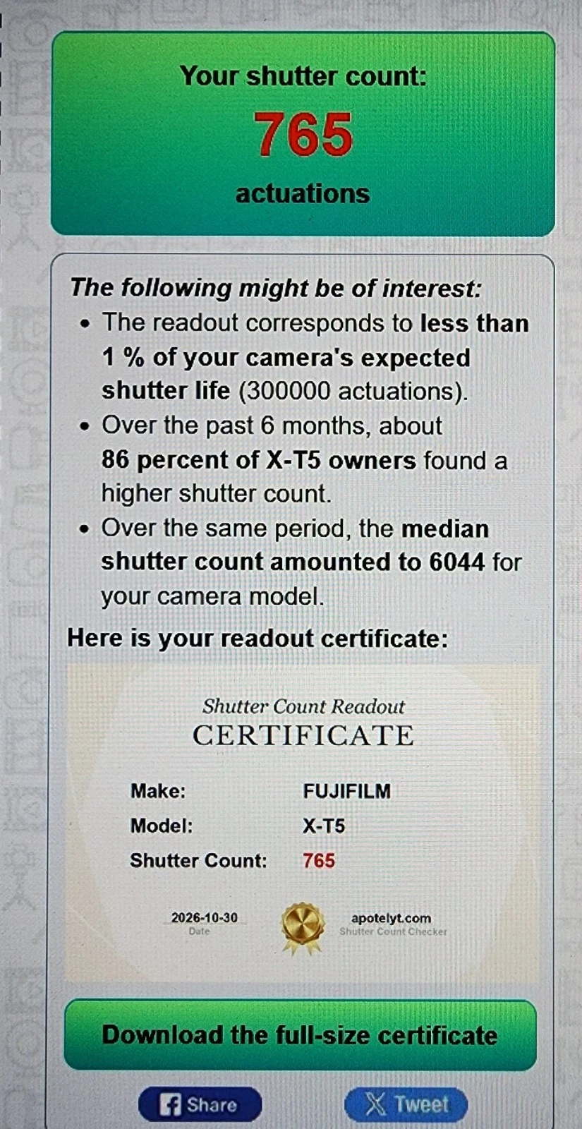 Fujifilm X-T5 40.2MP Mirrorless Camera - Black (Body) 765 shutter actuations image 16