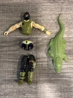 Vintage GI Joe Cobra Croc Master Body Parts & Crocodile Croc Accessory ARAH 1987