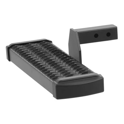 Curt Universal Black Powder Drop Grip Step Receiver Hitch Step for 2'' Receivers