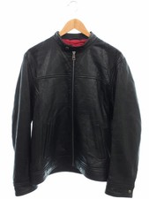 Gucci giacca pelle uomo taglia 50 pelle di pecora nera vintage condizioni B