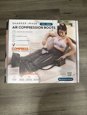 SHARPER IMAGE Air Compression Boots Small-Medium