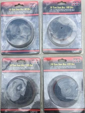 (4) 1”X 10 Yd 80,120,180,320 Grit Emery Cloth Shop Rolls 40 Yds Total