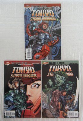 Tokyo Storm Warning #1-3 DC Comics Wildstorm 2003 COMPLETE SERIES Cliffhanger!