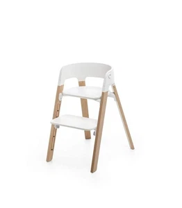 Stokke Steps 5-In-1 Adjustable Baby High Chair Natural White (Chair Only)