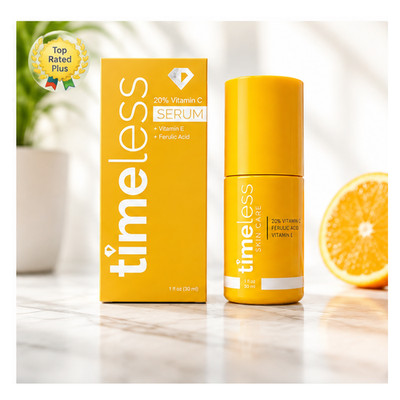 Timeless 20% Vitamin C + E Ferulic Acid Serum 30ml Antioxidant Brightening Skin