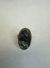 Estate Vintage Taxco 925 Sterling Silver Shell Ring SZ: 8