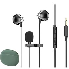 2025 New Release Wired Headset With Microphone, 3.5Mm 4-Pole Plug, Clip-On Mi