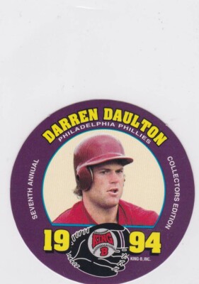 1994 King B Collector's Discs #4 Darren Daulton Phillies Free Shipping!