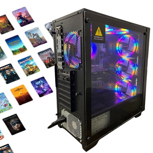 Custom Gaming PC RGB i7 64GB 1TB SSD RTX3050 Desktop Computer WIN10 Pro WIFI - Picture 6 of 8