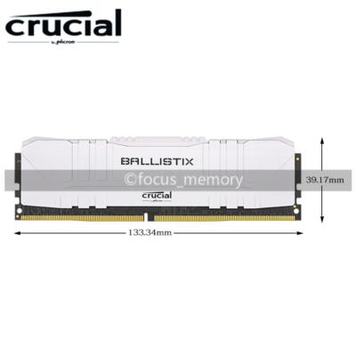 Crucial Ballistix 16GB 2 x 8GB PC4-25600 DDR4-3200 BL8G32C16U4W