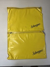 2 Vintage Schweppes Plastic Paper Holder Pepsi  15” X  10.5”