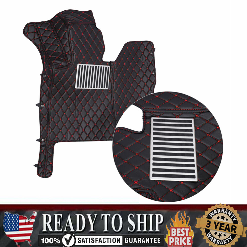 Luxury Custom Car Floor Mats Black Red Fits BMW 5 Series E60 F10 520i 525i 528i