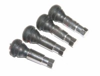 Set Von 4 TR414 Schlauchlos Gummi Auto Reifen Rad Snap Mit Ventil Staub Kappen