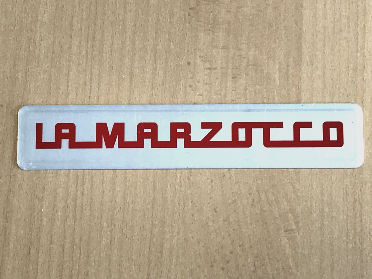 La Marzocco Linea Classic Front Panel Metal Logo Badge - Made In