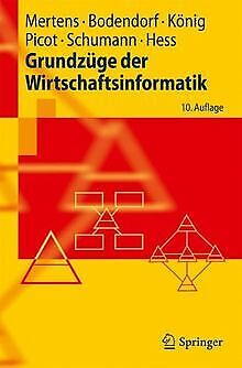 Grundzüge der Wirtschaftsinformatik (Springer-Lehrb... | Buch | Zustand sehr gut