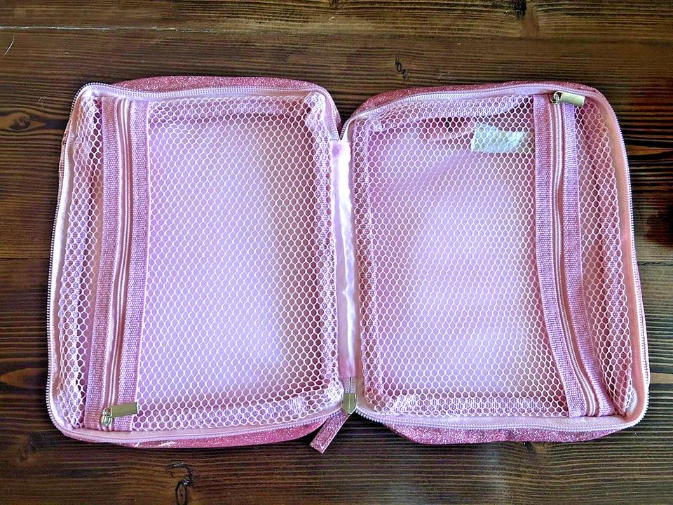 Covergirl Pink Glitter Makeup Travel bag NEW - Image 2 of 3