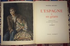 CHIMOT. TROIS ILLUSTRATIONS POUR L'ESPAGNE ET SES GITANS DE MÉRIMÉE. 1956.