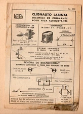 publicité vieux papiers (autobile)  clignoteurs  CLIGNOTO LABINAL   P44005