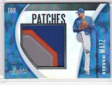 2021 Panini Absolute Patch Holo Silver #25/25 Steven Matz #PAT-SM Patch