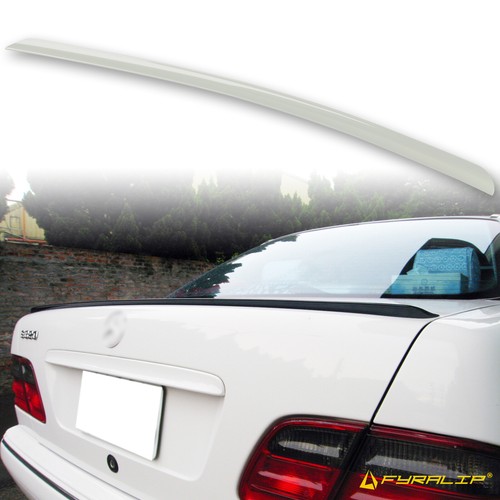 Fyralip Y22 Painted 143 White Trunk Lip Spoiler For MercedesBenz W210 Sedan eBay