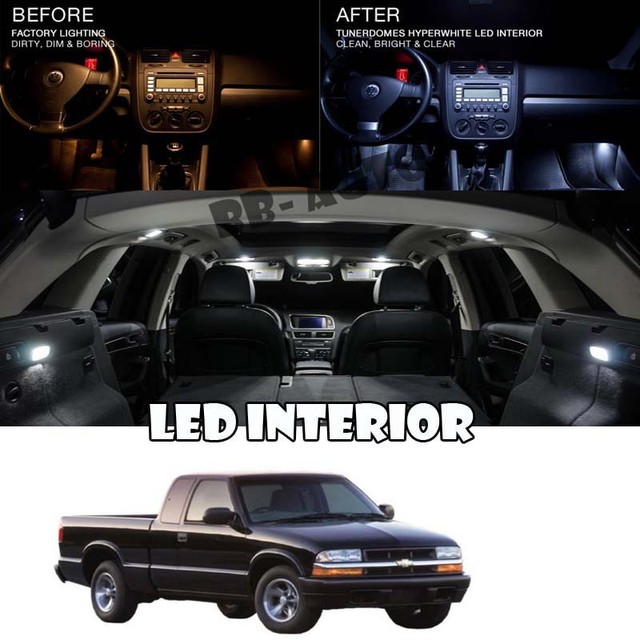 For 9404 Chevrolet S10 Pick Up Truck LED Interior Light Bulb White