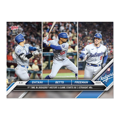 2024 Topps Now 620 Shohei Ohtani / Mookie Betts / Freddie Freeman