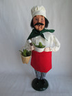 Byers Choice Chef with Pesto, 2020 Rare, Htf, Euc