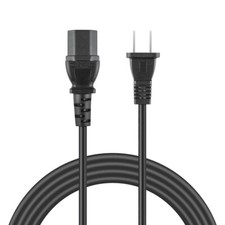 UL 6FT AC Power Cord Cable For Denon DRA-800H Stereo Receiver 2-Prong Plug Lead
