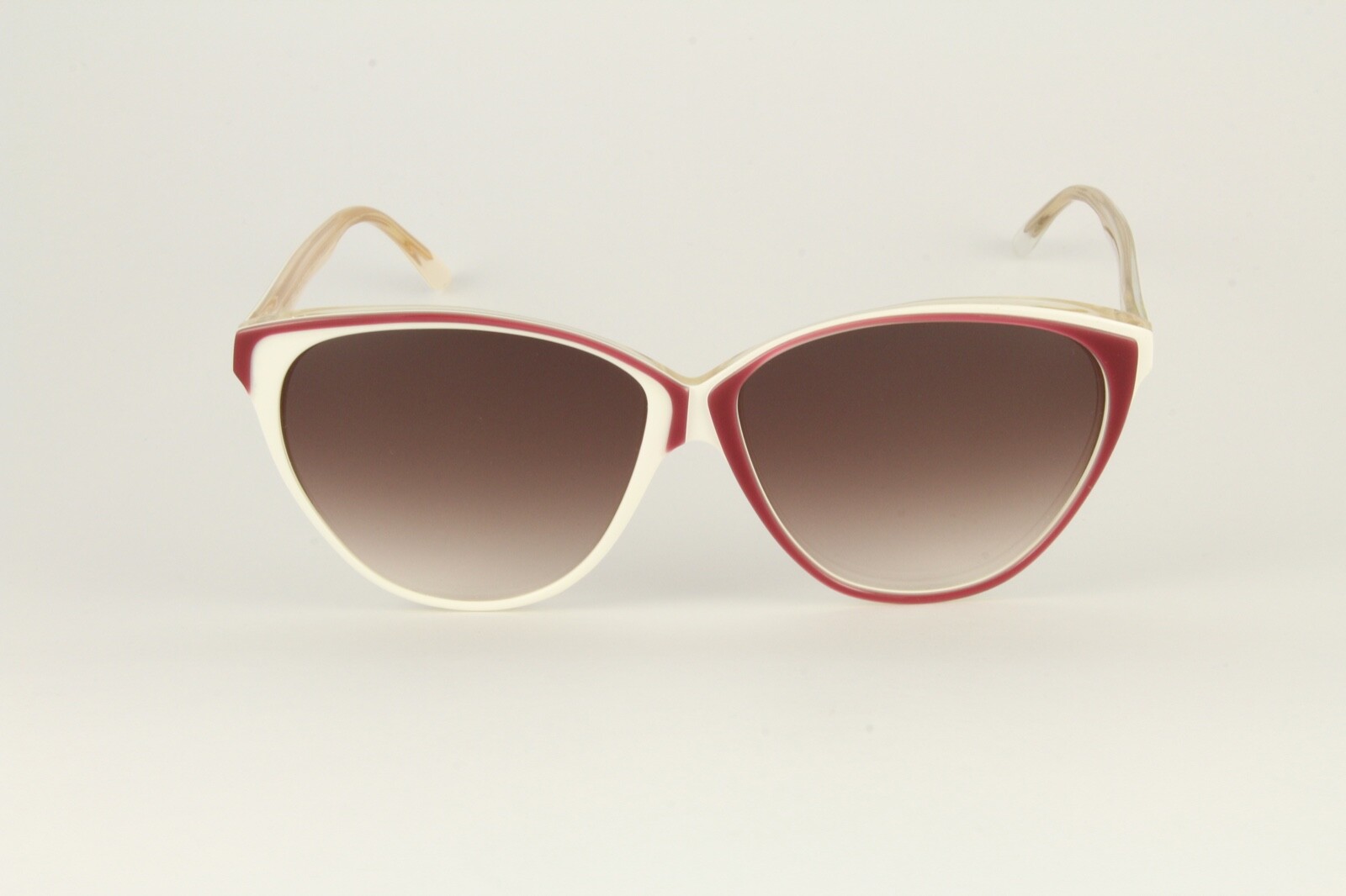Rare Vintage Authentic Balenciaga 2414 BBL Pink White 60mm Gradient Sunglasses