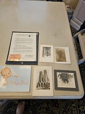 Vintage Baby Book 1949 , 1962 National Rifle ass.  pictures, card lot