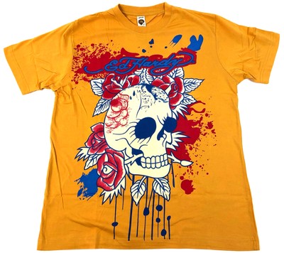 Ed Hardy T Shirt XL Skull & Roses Vintage Tattoo Men's ...