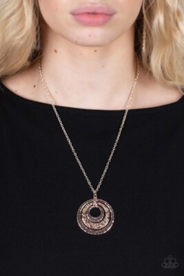 Paparazzi Totally Tulum Rose Gold Necklace With Free Earrings