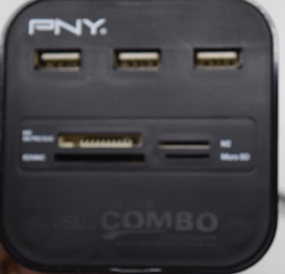 PNY LECTOR DE TARJETAS USB 2.0 MULTIRANURA  Foto 2 de 4