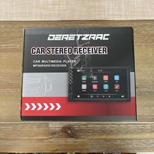 DERETZRAC Car Radio Receiver Multimedia Player MP5  Radio untested GW