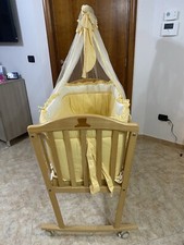 Culla Dondolo Neonato In Legno Massello(Marca Pali). USATA