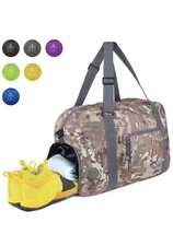 WANDF Foldable Duffle Bag for Travel Gym Sports 20”  Lightweight Luggage Duffle
