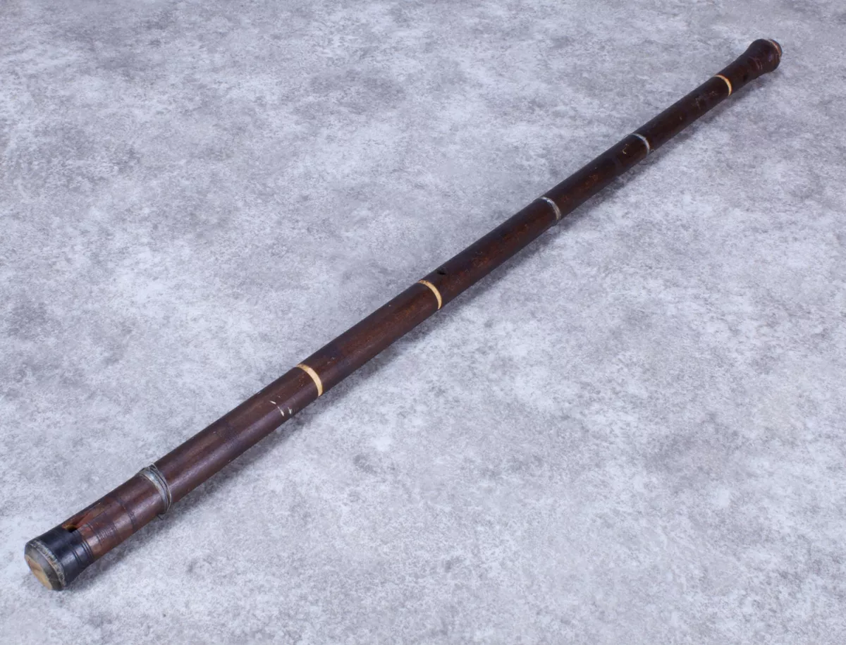 Vintage Handmade Long Wooden Flute 29 1 4