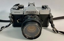 Vintage Fujica STX-1 35mm Film Camera X-Fujinon 1:1.9 50mm FM Lens Japan READ