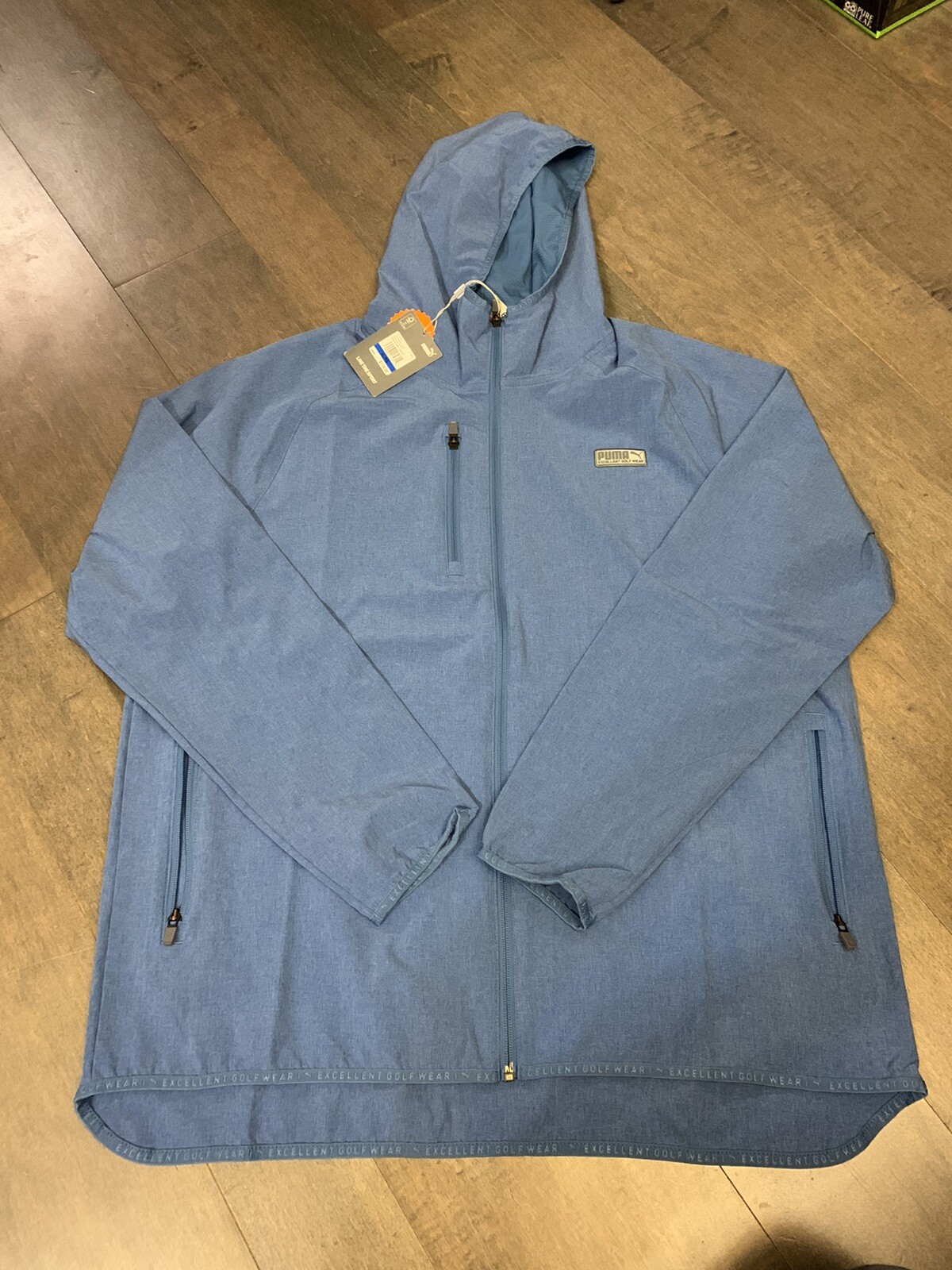 Men's Puma EGW Hooded Jacket Golf Outerwear Casual UPF 50+( 531149) Size XL  NWT!
