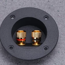 2pcs Durable Speaker Terminal Box with Gold Contacts for Signal Transfer