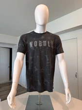 Nobull Men’s Flowers Grey T-shirt Size L
